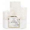Pl Lino Blanco Świeca Glass Classic 3-Pack Walec