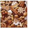 Pl Serwetki Rustic Gingerbread